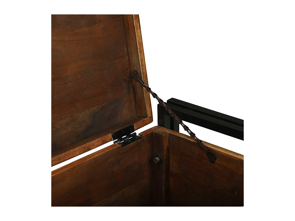 Boîte de Rangement 80 x 50 x 50 cm Bois de récupération