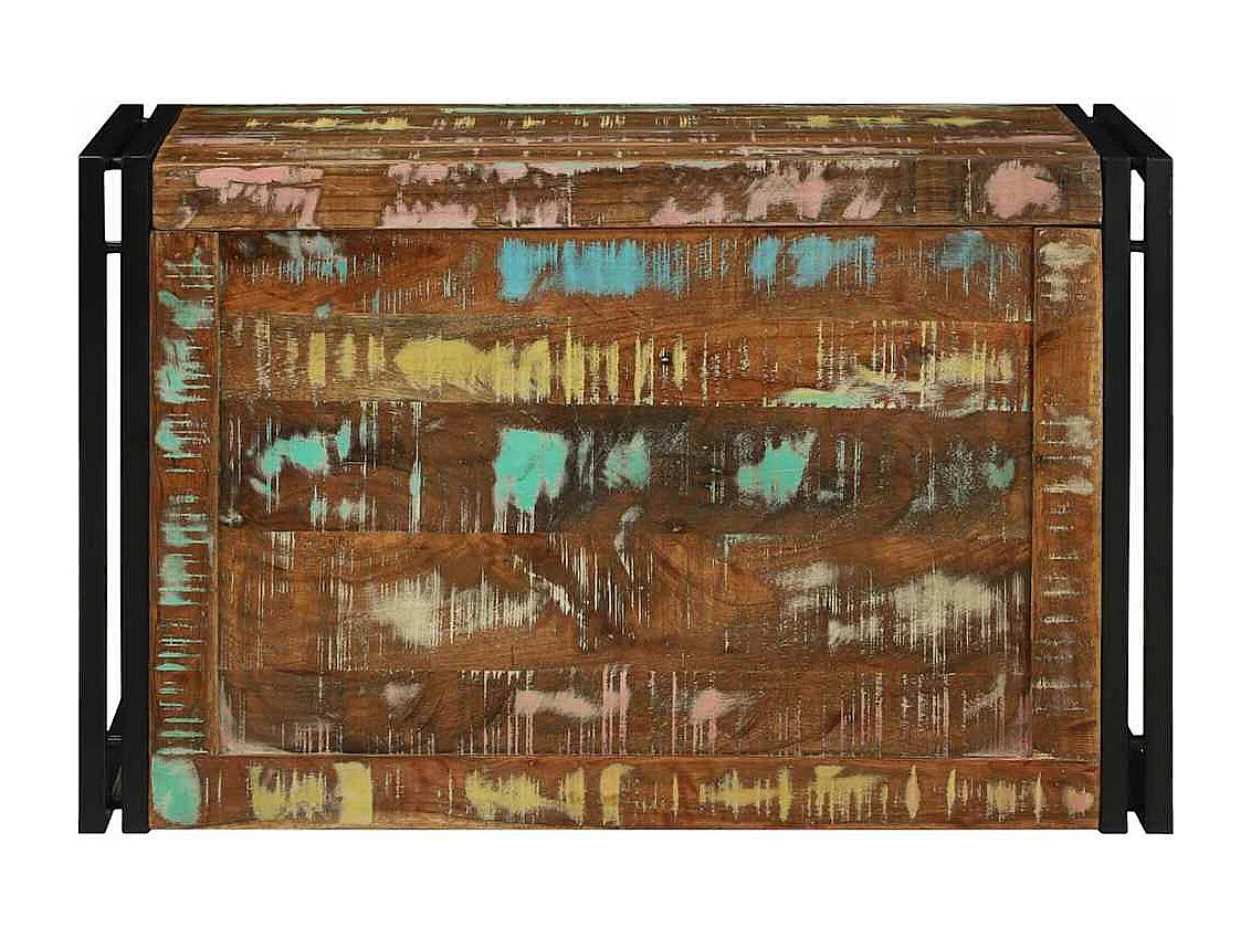 Caja de Almacenamiento 80 x 50 x 50 cm Madera reciclada