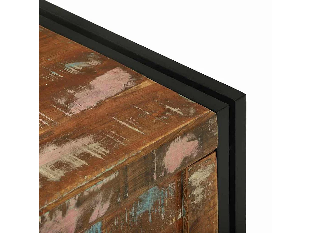 Caja de Almacenamiento 80 x 50 x 50 cm Madera reciclada