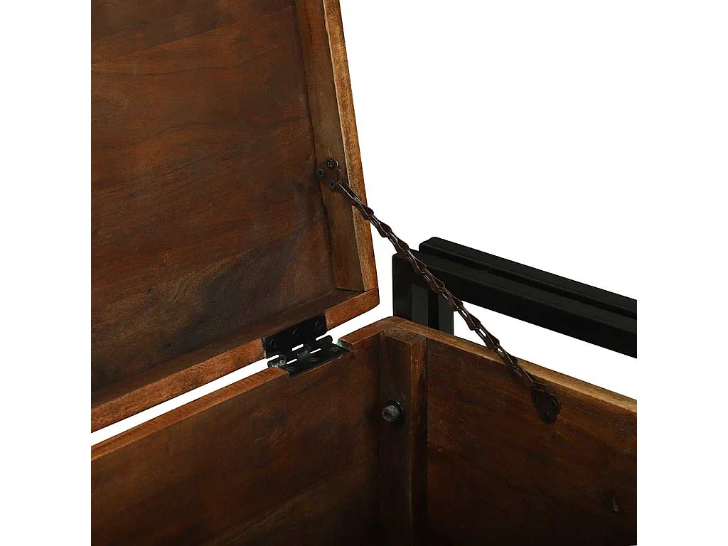 Caja de Almacenamiento 80 x 50 x 50 cm Madera reciclada