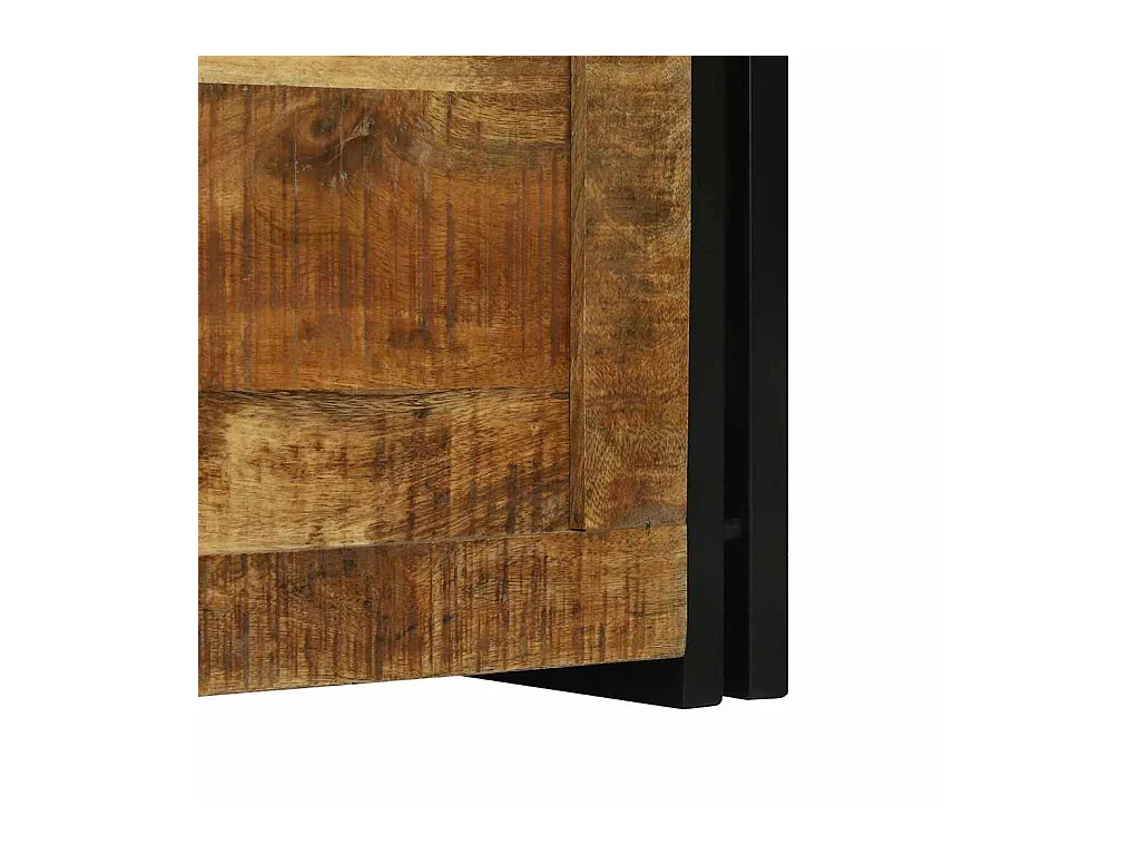 Boîte de Rangement 60 x 40 x 41 cm bois de manguier massif