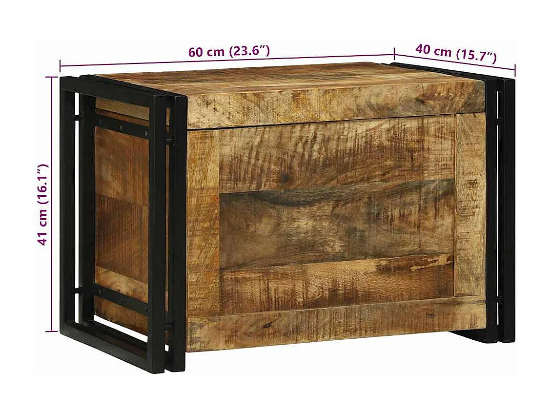 Caixa de Armazenamento com armazenamento 60 x 40 x 41 cm