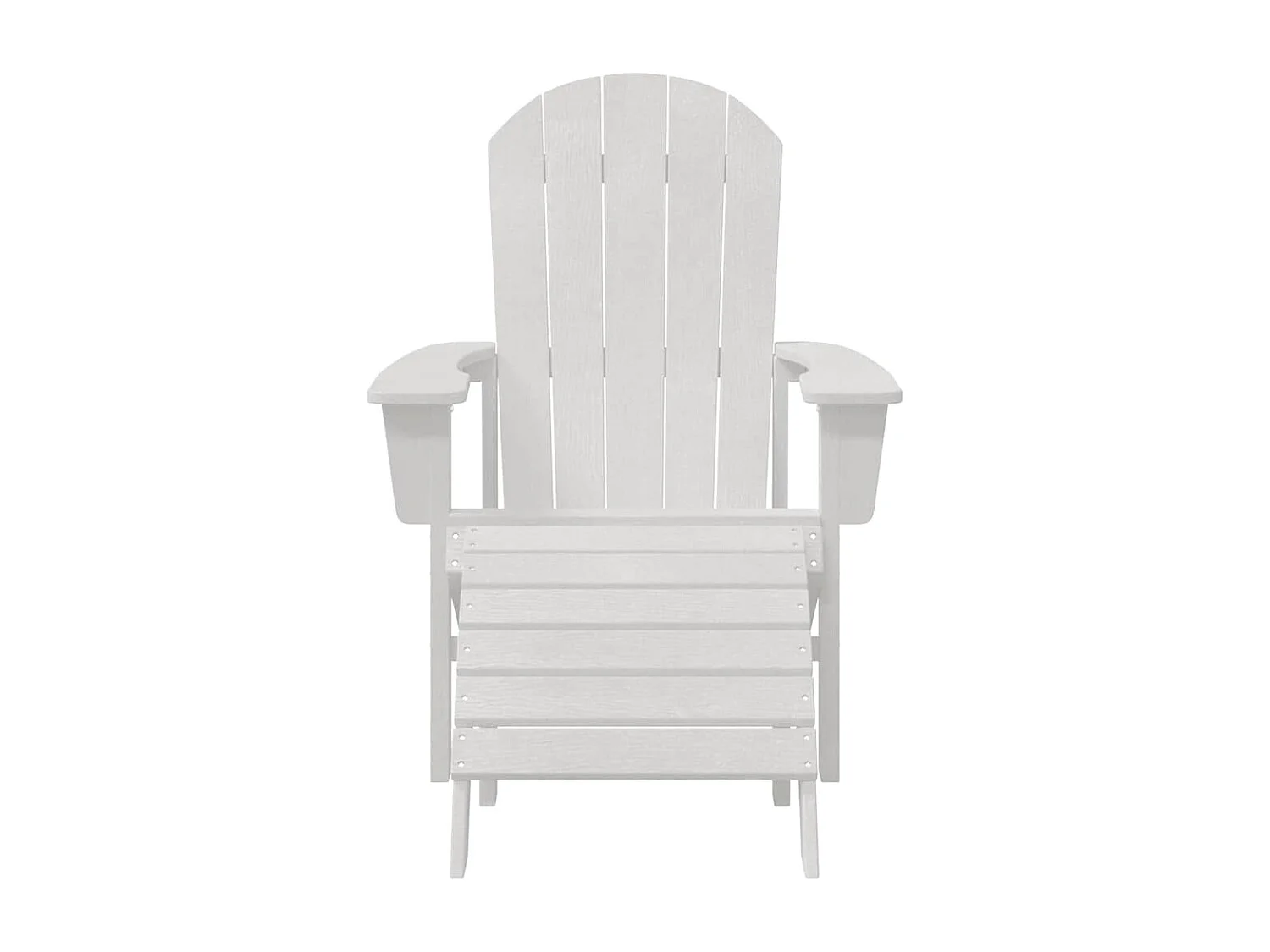 Mobilier de jardin lounge 2 pcs Blanc 74 x 82 x 90 cm Plastique