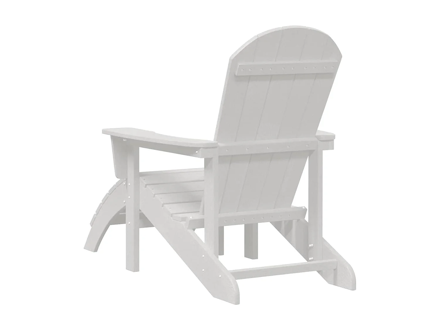 Mobilier de jardin lounge 2 pcs Blanc 74 x 82 x 90 cm Plastique