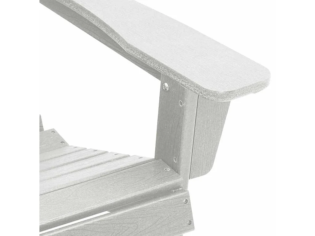 Mobilier de jardin lounge 2 pcs Blanc 74 x 82 x 90 cm Plastique