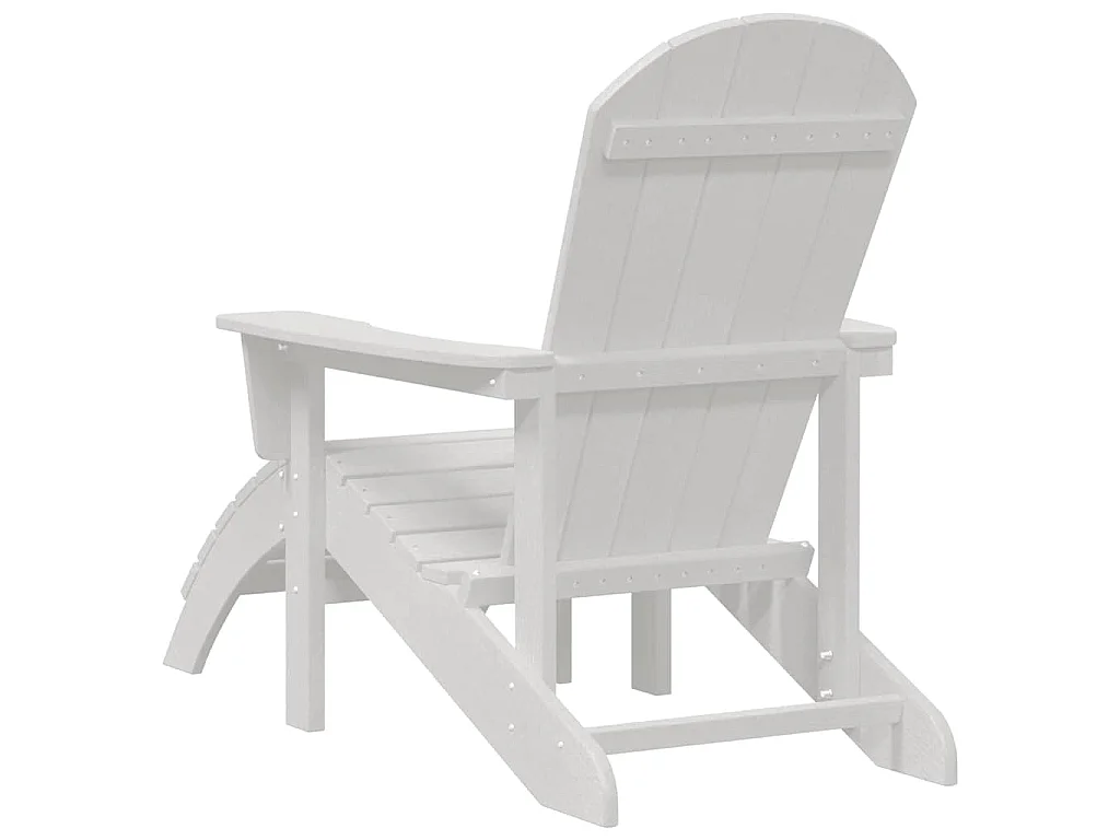 Chaise de jardin 2 pcs Blanc 83 x 74 x 92 cm Polyéthylène