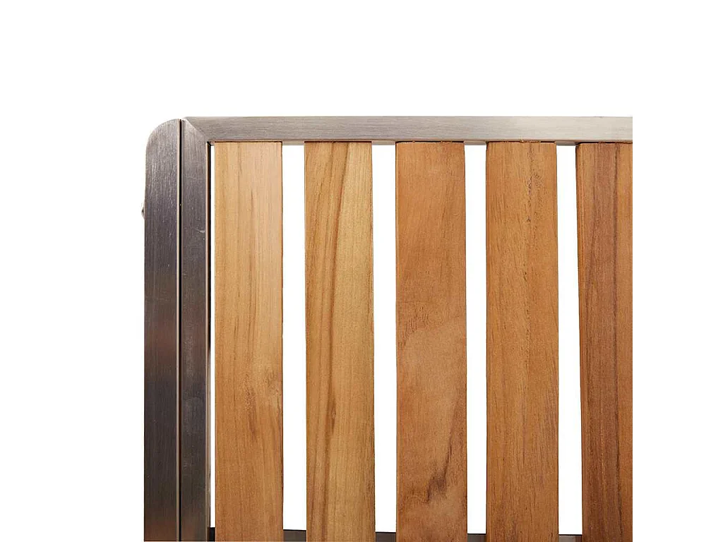 Chaisedejardin 8 pcs Marron 56x54,5x87cm TeckMassif