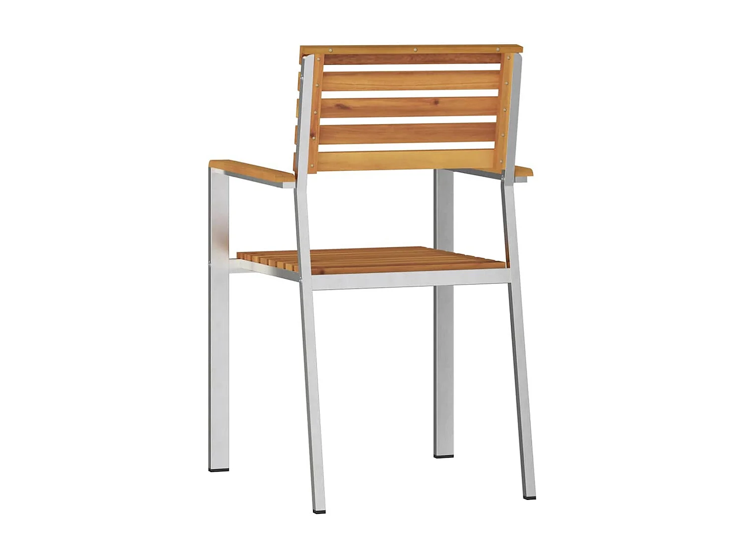 Tuinstoel 6 pcs Bruin 56x54,5x87cm Massief acaciahout