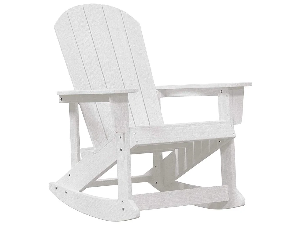 Adirondack Schommelstoel Wit 92 x 73,5 x 92 cm HDPE