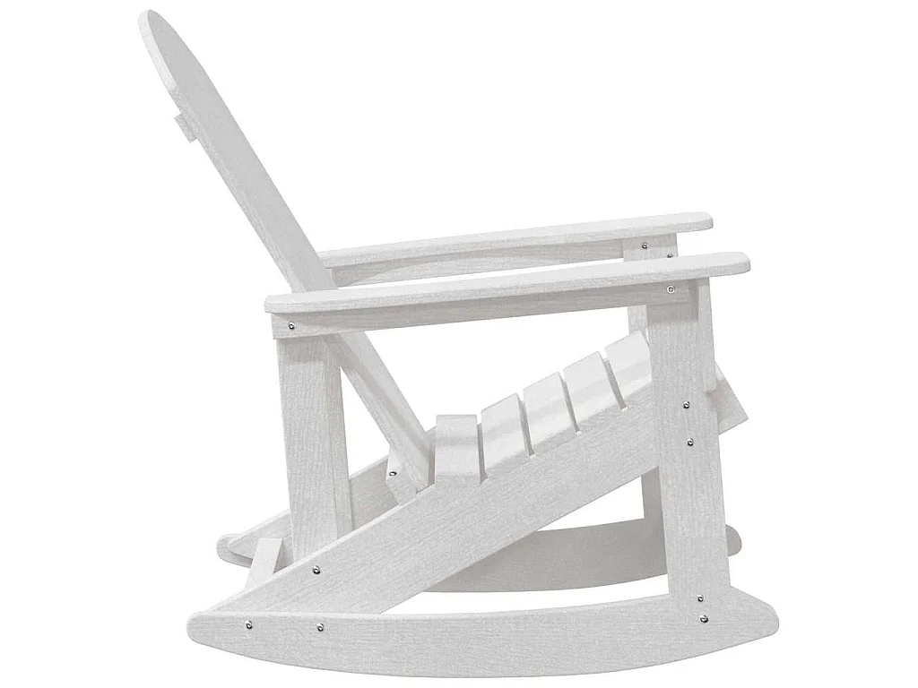 Adirondack Schommelstoel Wit 92 x 73,5 x 92 cm HDPE