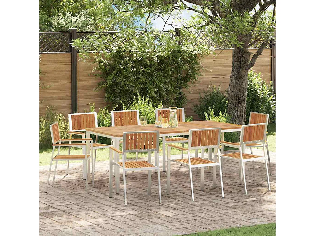 Sedia da Giardino 8 pcs