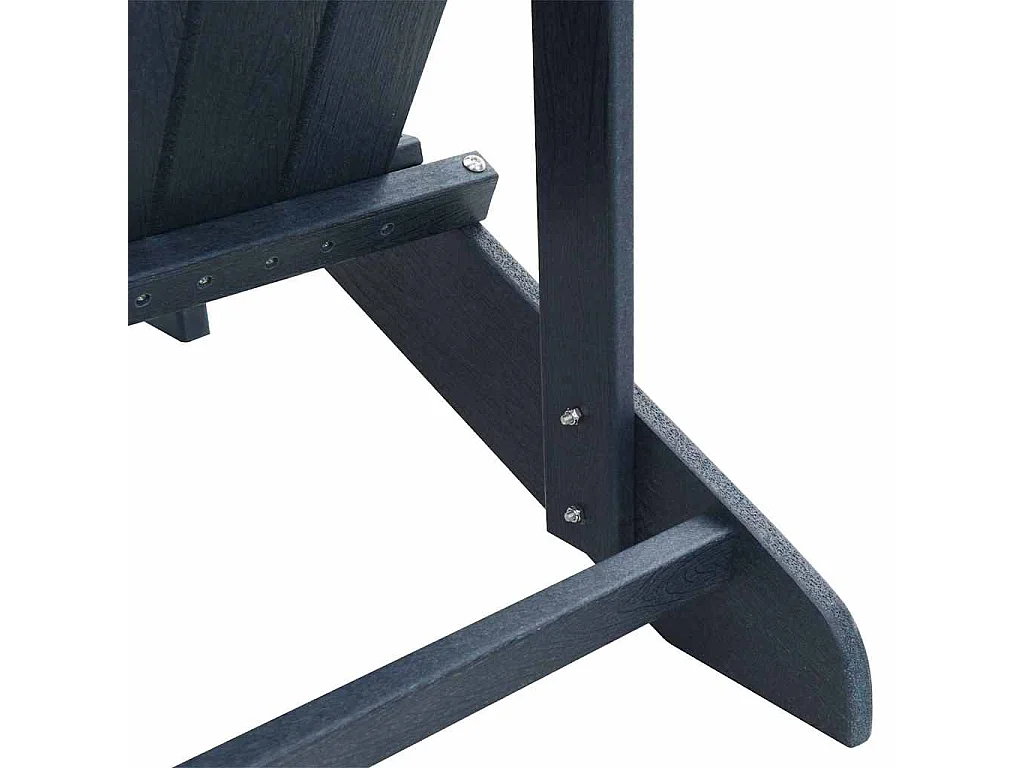 Chaise Adirondack Bleu marine 74 x 82 x 92cm HDPE