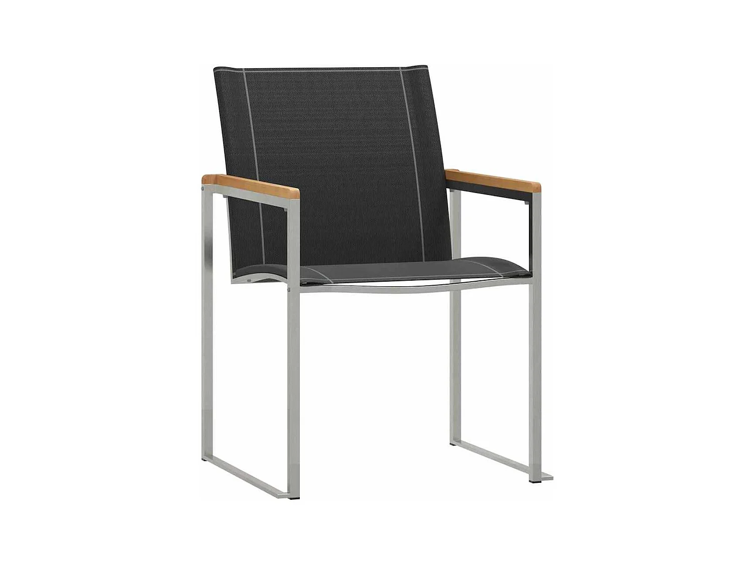 EnsembledeRepasdeJardin 9 pcs Teck massif