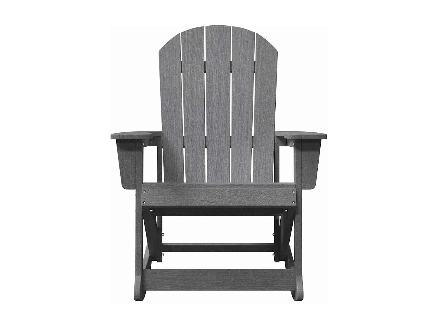 Adirondack Schommelstoel Lichtgrijs 73.5 x 92 x 90cm HDPE