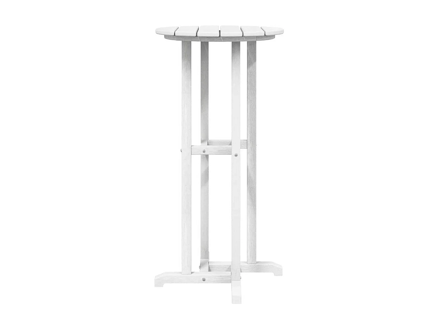 Garten Bar Set 3 pcs Weiß HDPE