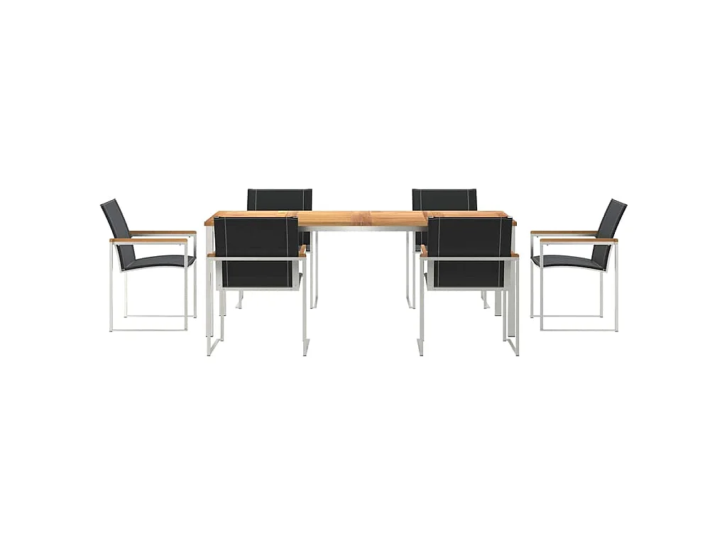 Set da Pranzo per Giardino 7 pcs