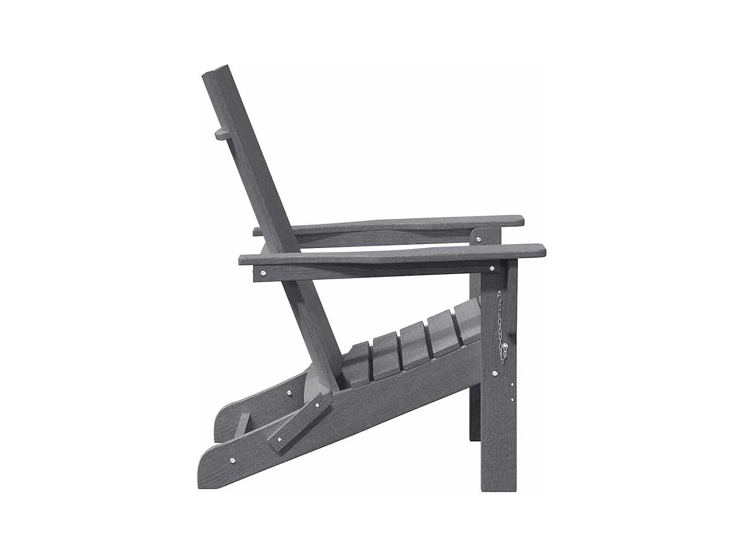 Garten Lounge Möbel 2 pcs Hellgrau 74.5 x 80.5 x 90cm Plastik