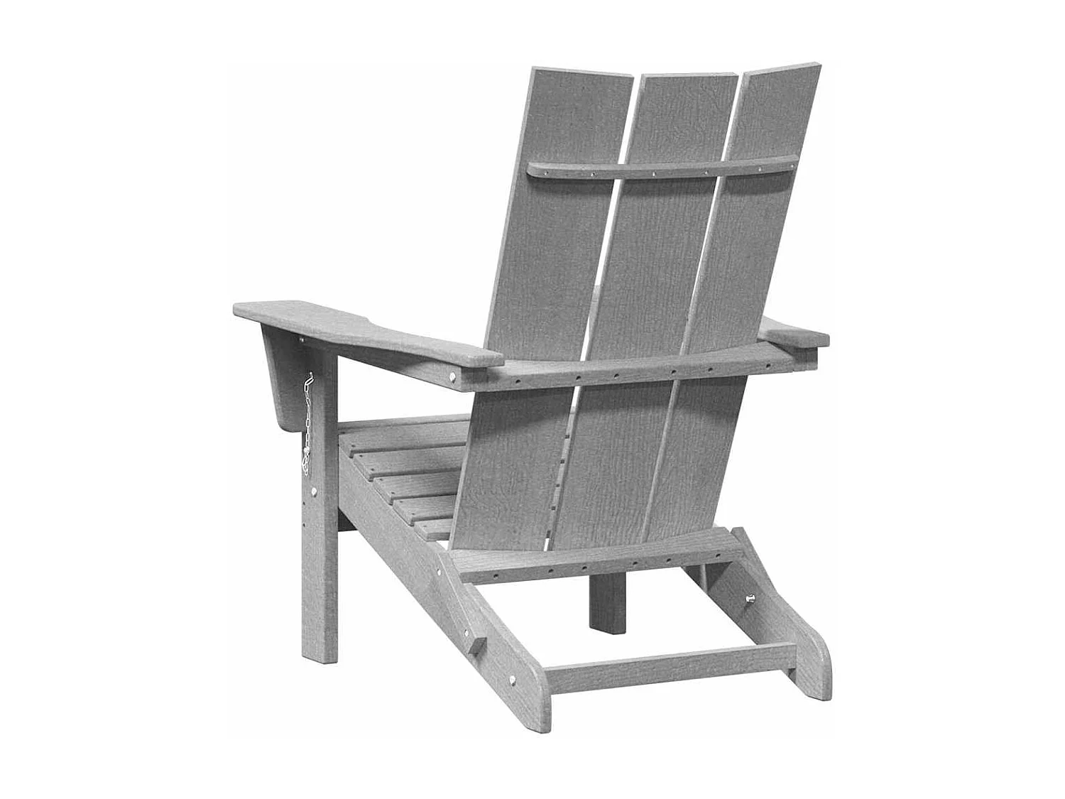Mobilier de jardin lounge 2 pcs Gris clair 74.5 x 80.5 x 90cm