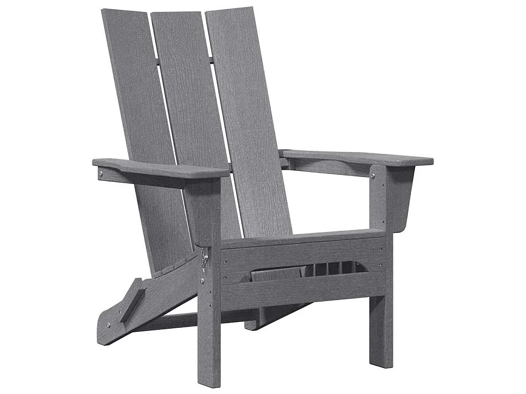 Sedia da Giardino 2 pcs Grigio chiaro 80.5 x 74.5 x 92 cm