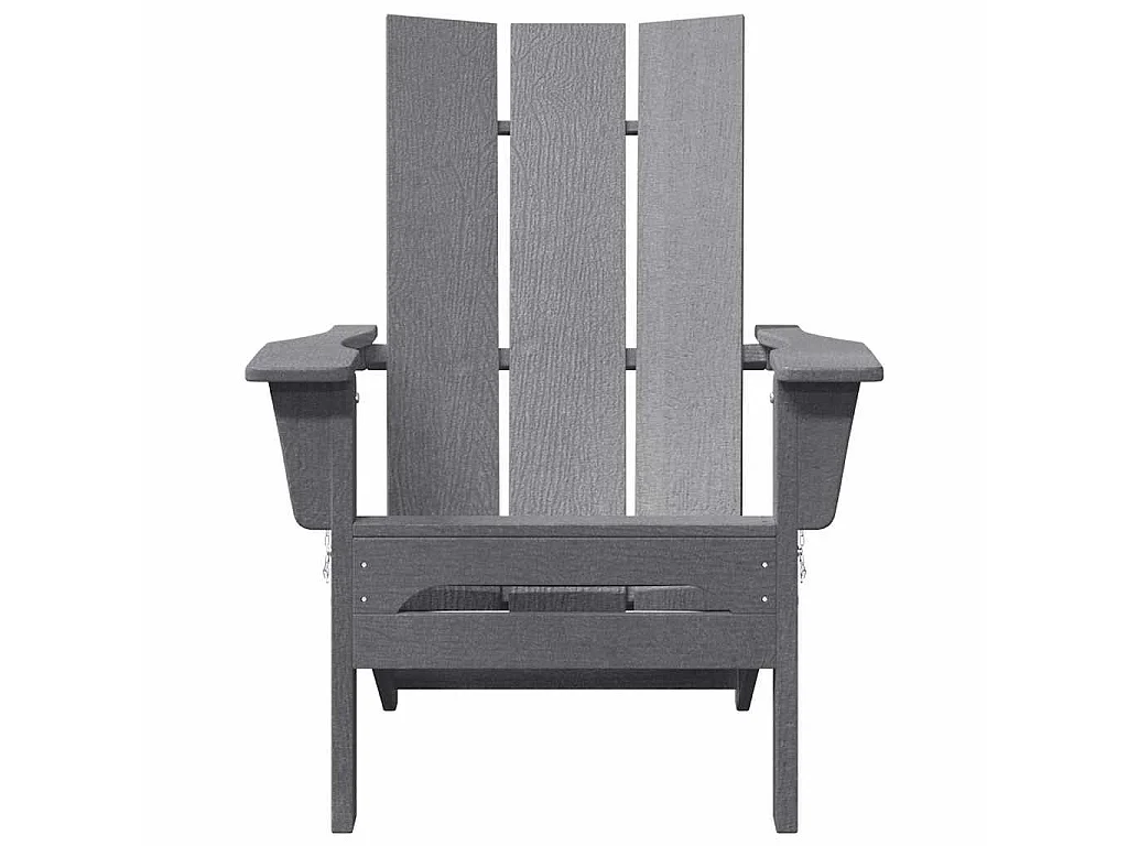 Sedia da Giardino 2 pcs Grigio chiaro 80.5 x 74.5 x 92 cm