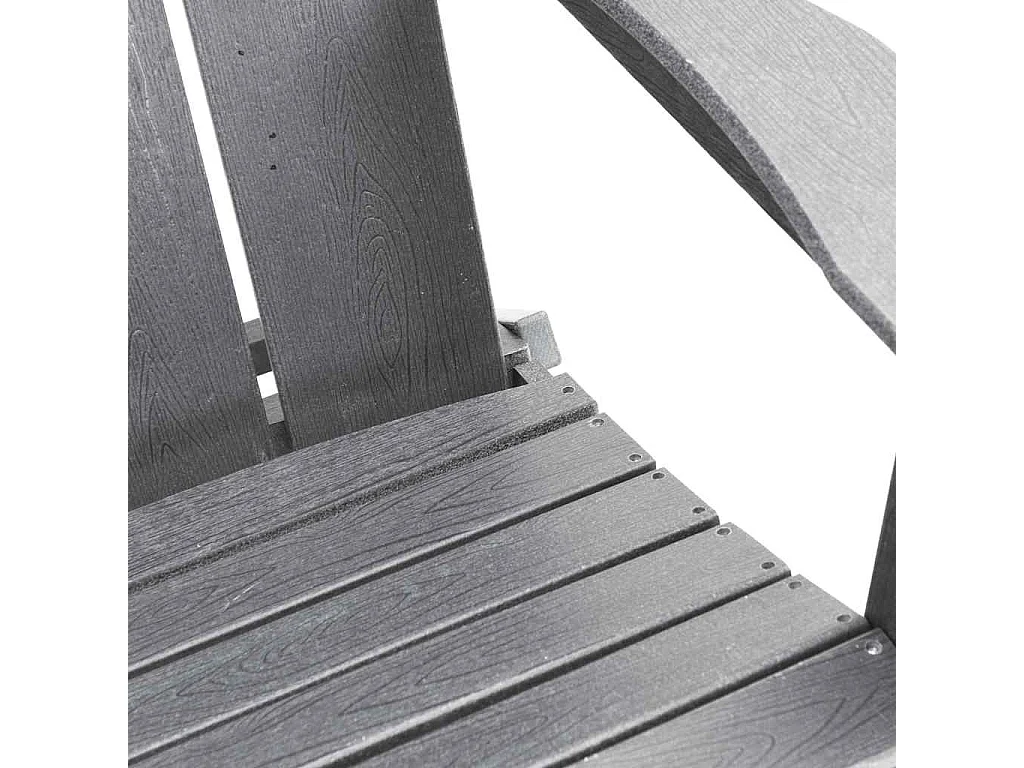 Sedia da Giardino 2 pcs Grigio chiaro 80.5 x 74.5 x 92 cm