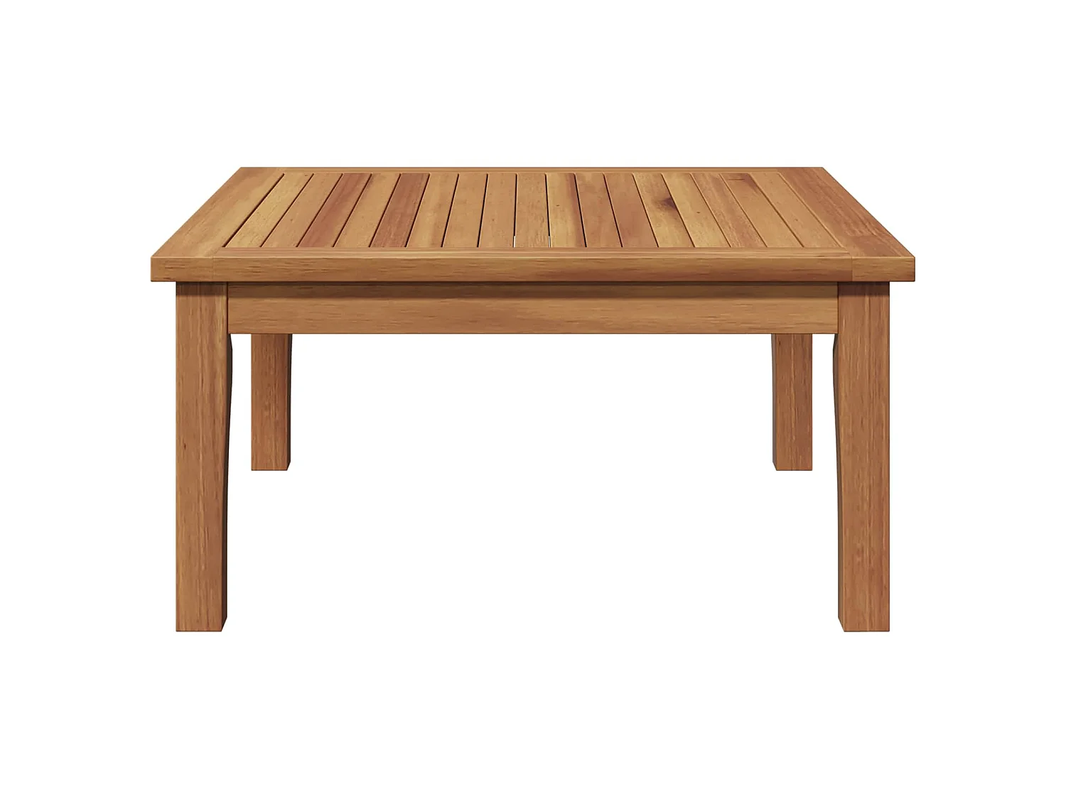 Table de Jardin Marron Bois de teck massif