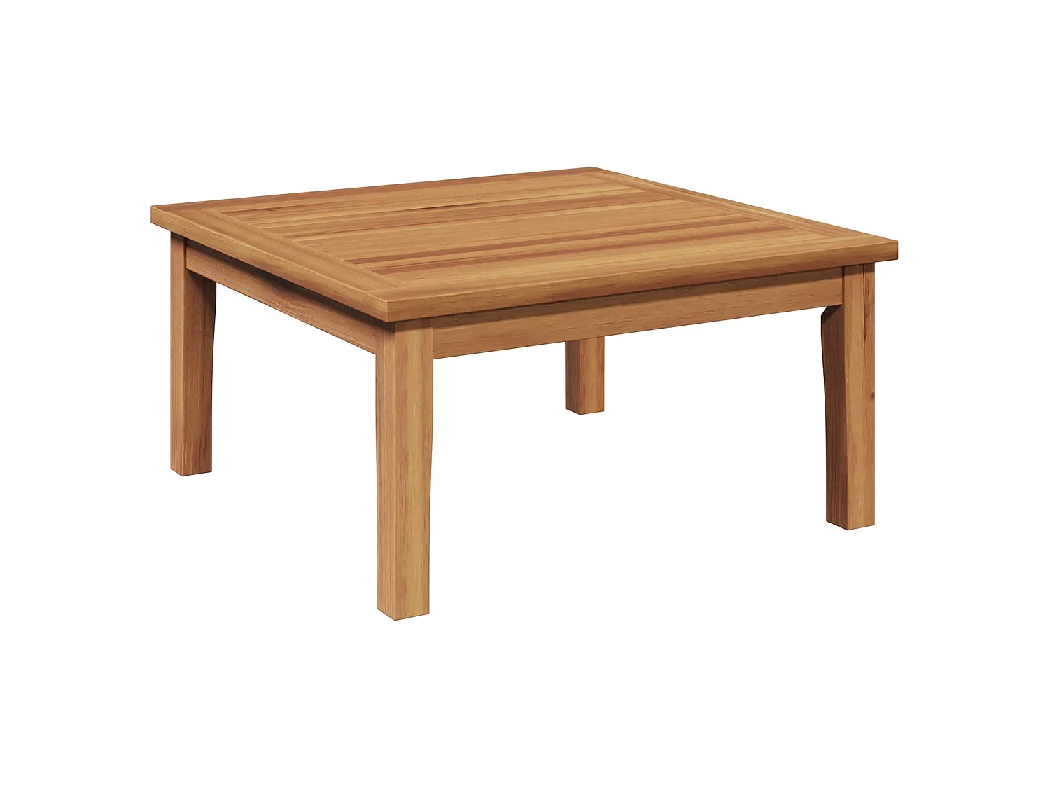 Table de Jardin Marron Bois de teck massif