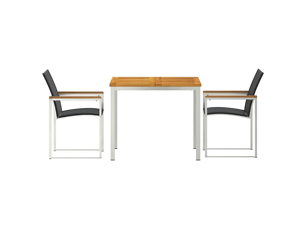 Conjunto de Jantar para Jardim 3 pcs