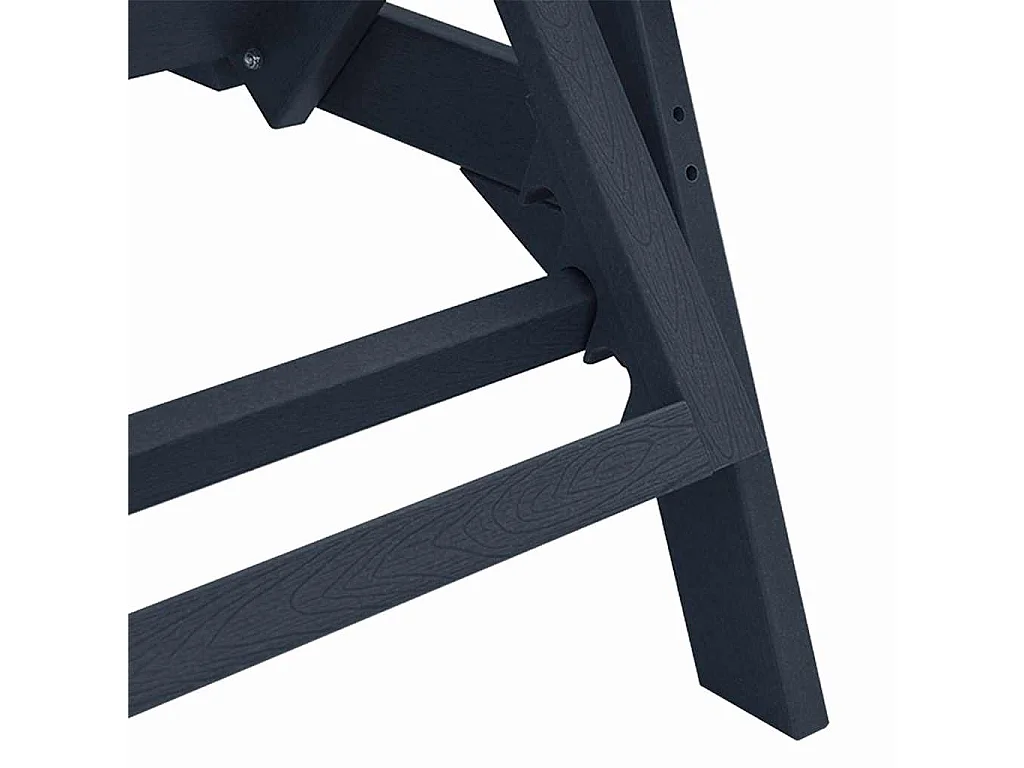 Mobilier de jardin lounge 2 pcs Bleu marine 53 x 195.5 x 30cm