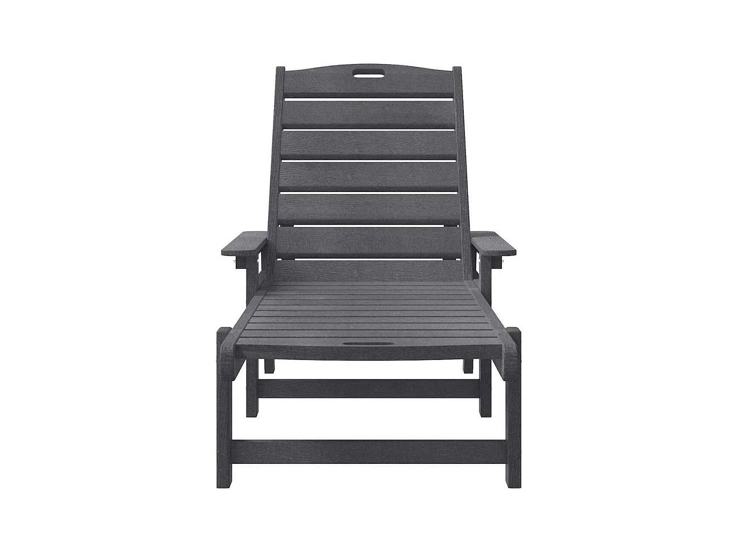 Mobilier de jardin lounge 2 pcs Gris clair 53 x 195.5 x 30cm