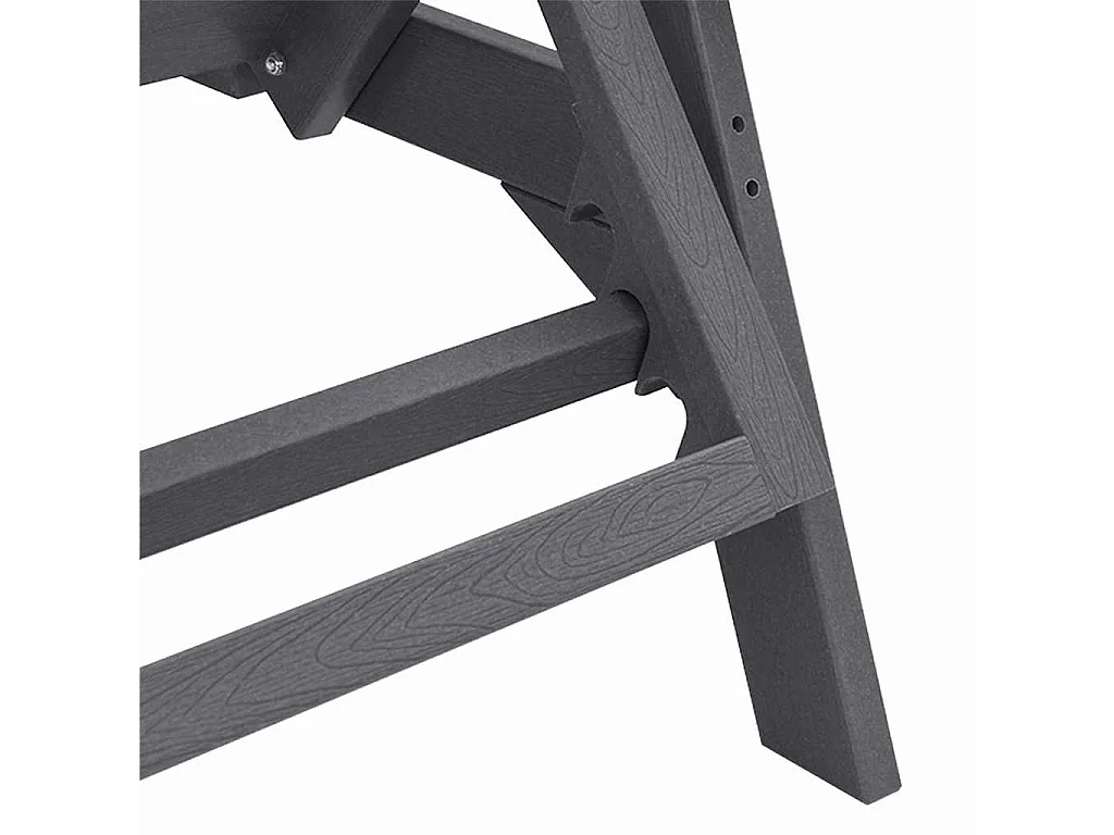 Mobilier de jardin lounge 2 pcs Gris clair 53 x 195.5 x 30cm