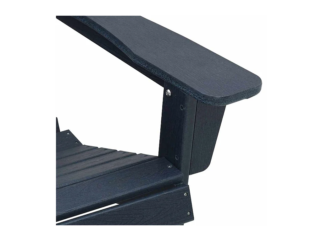 Mobilier de jardin lounge 2 pcs Bleu marine 74 x 82 x 90 cm