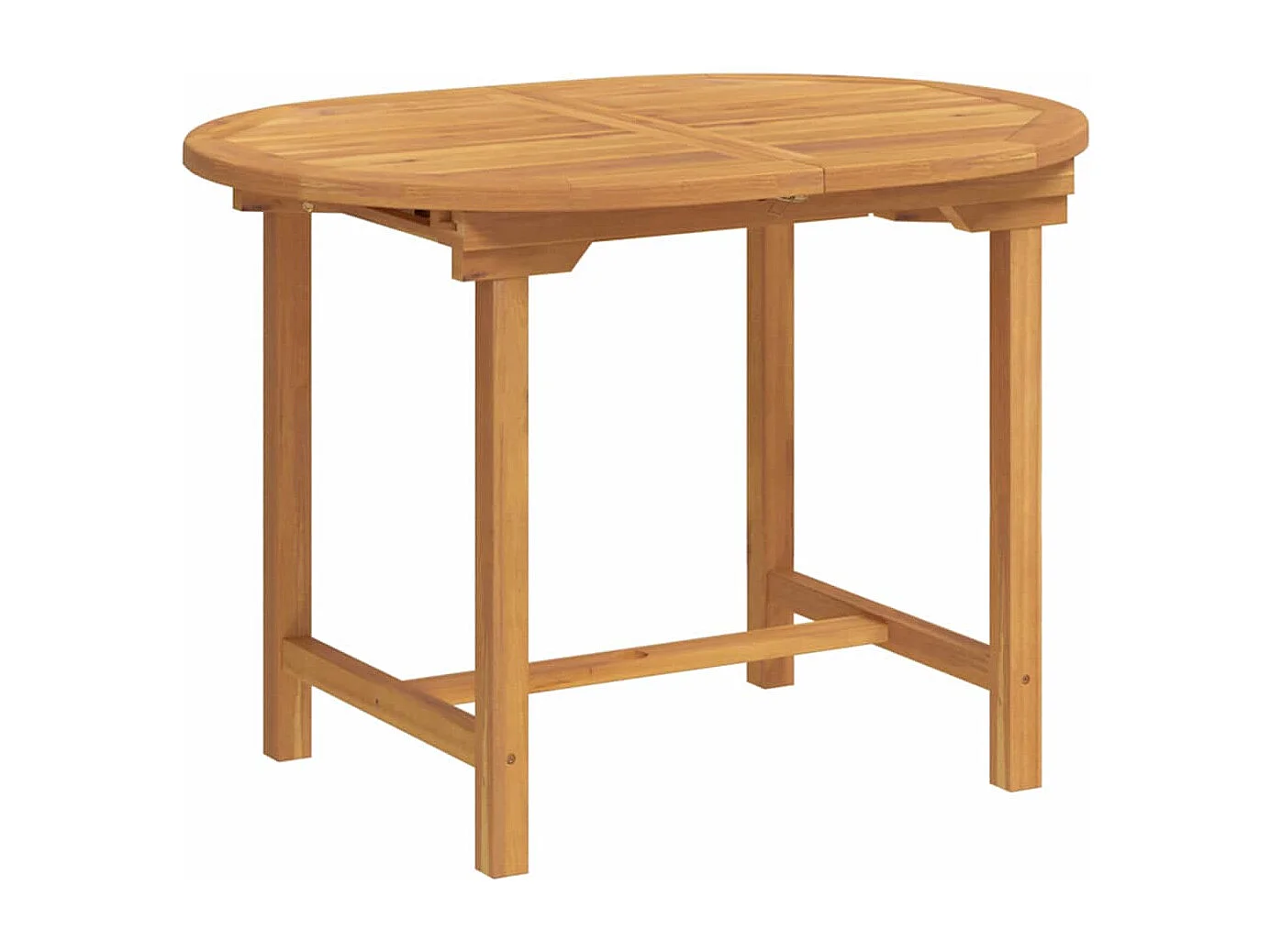 Garten Essgruppe 5 pcs Braun Massivholz Teak