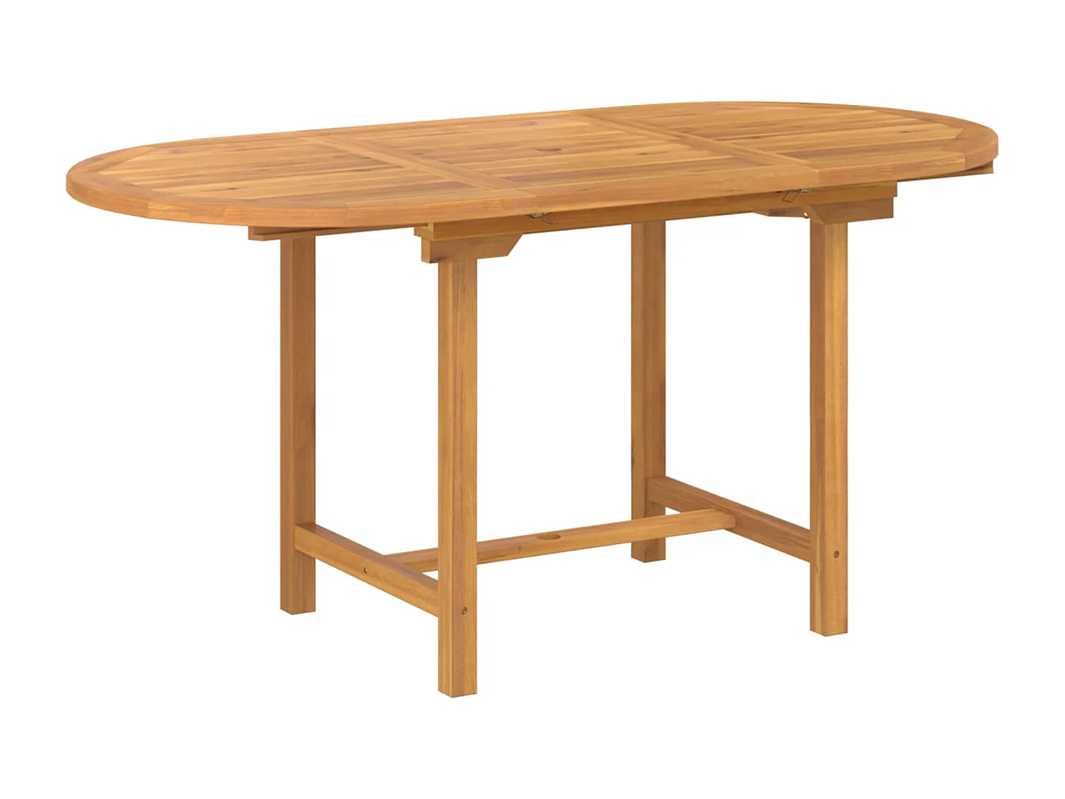 Ensemble de salle à manger pour jardin 5 pcs Marron