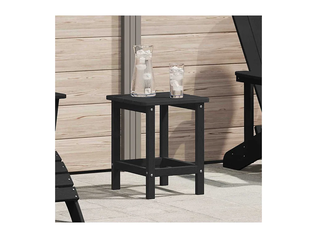 Table d'appoint Adirondack Noir 38 x 38 x 46 cm HDPE