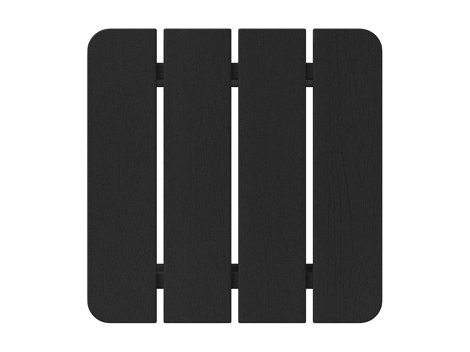 Table d'appoint Adirondack Noir 38 x 38 x 46 cm HDPE