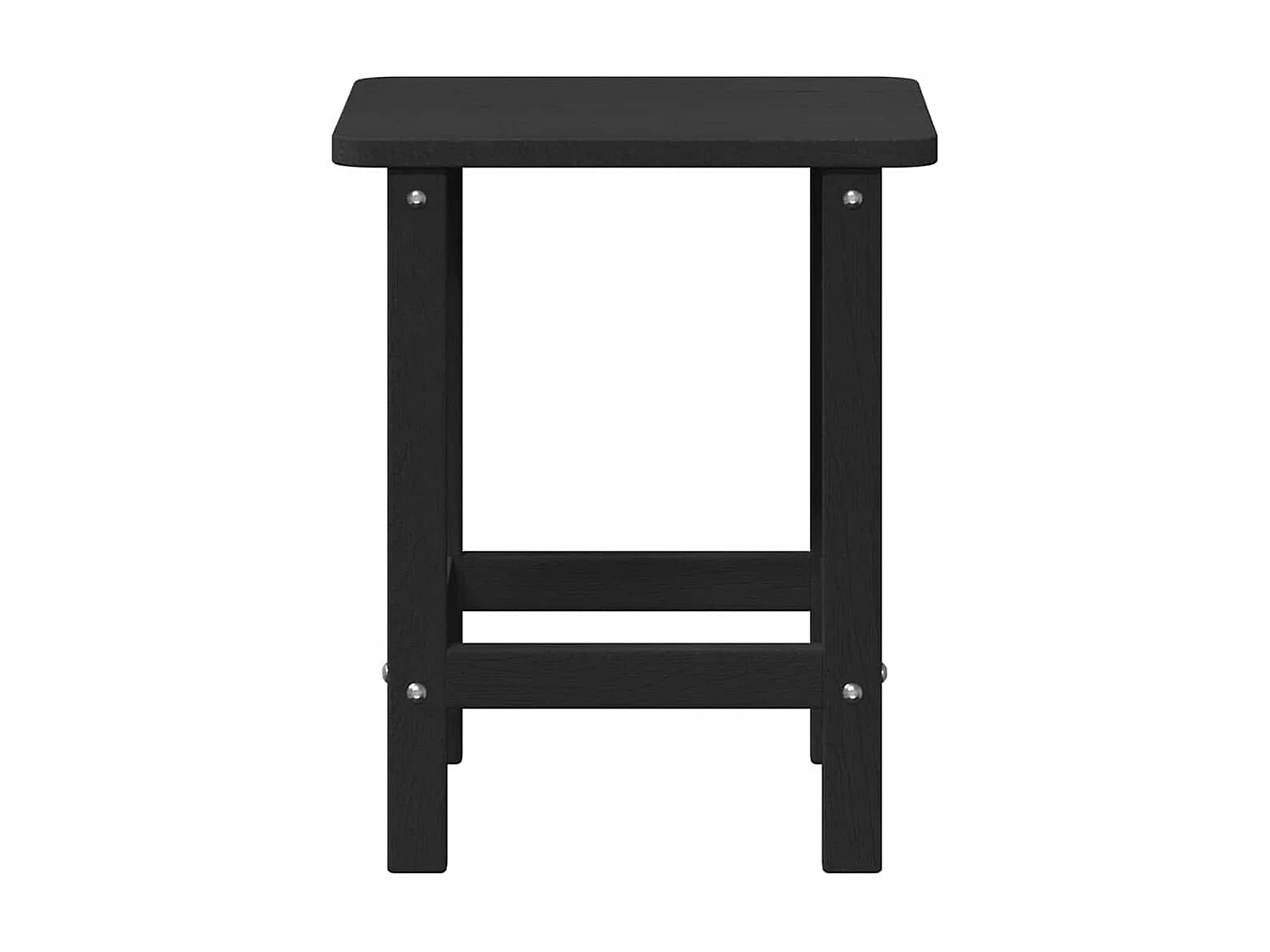 Beistelltisch Schwarz 38 x 38 x 46 cm Polyethylen