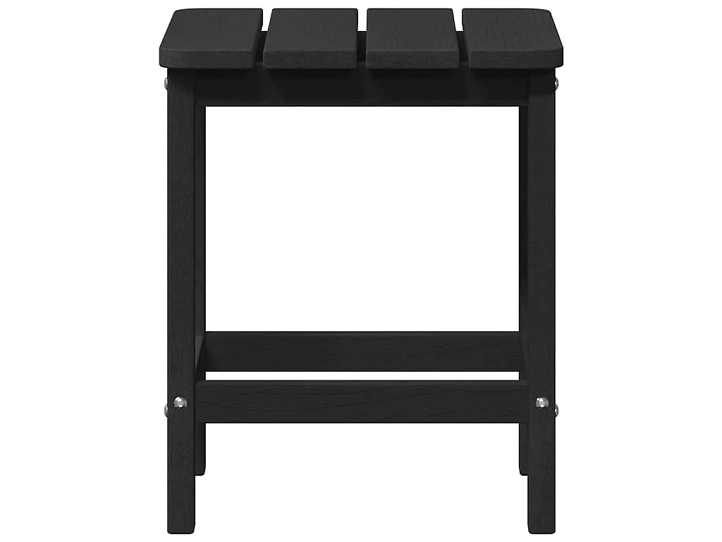 Bijzettafel Zwart 38 x 38 x 46 cm Polyetheen