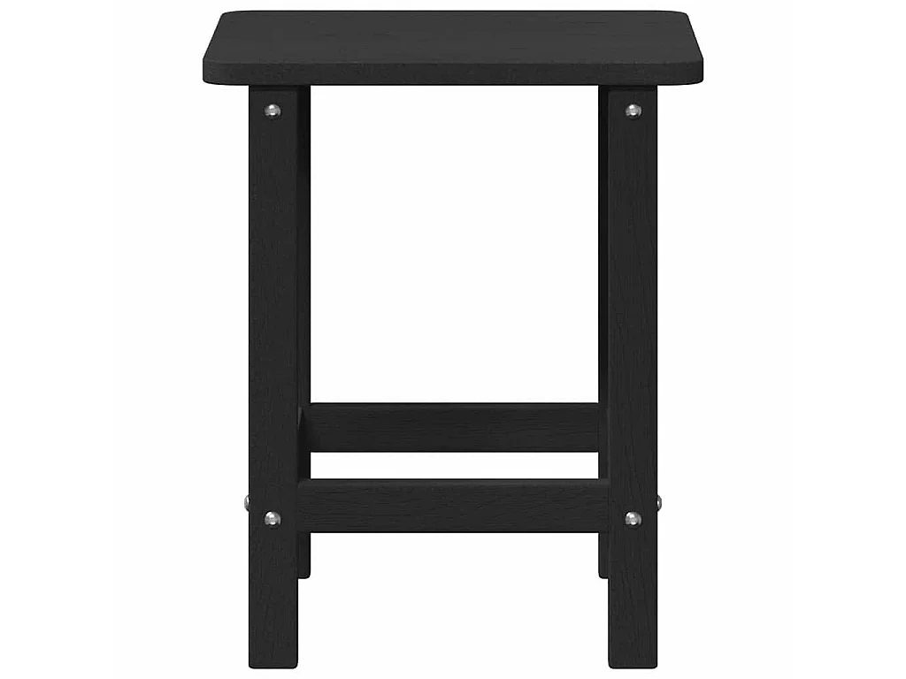 Bijzettafel Zwart 38 x 38 x 46 cm Polyetheen