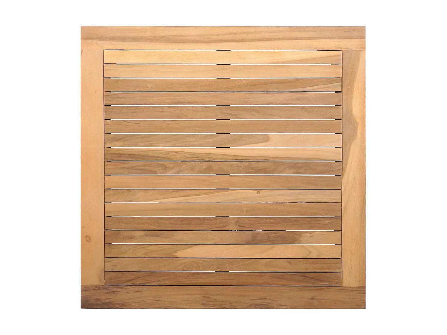 Gartenbank 2 pcs Braun Massivholz Teak