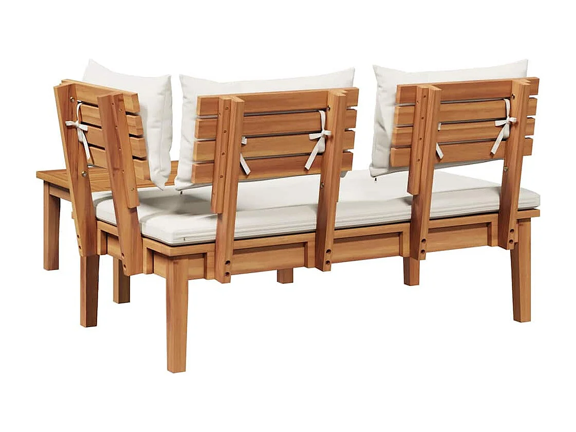 Tuinbank 2 pcs Bruin Massief teakhout