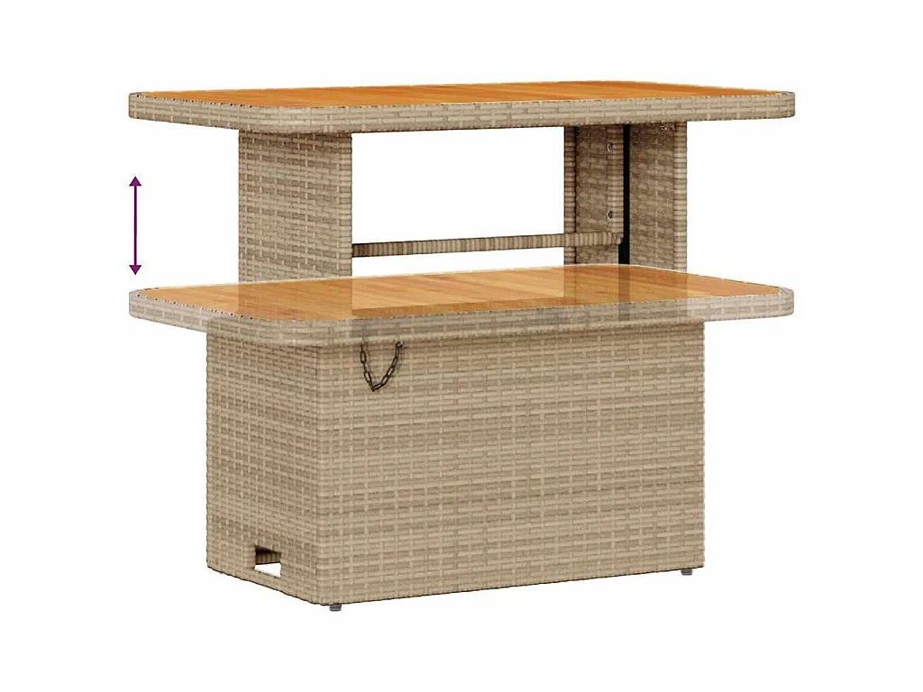 Tuinbankenset 13 st 9-Aantal zitplaatsen Beige en Licht Grijs