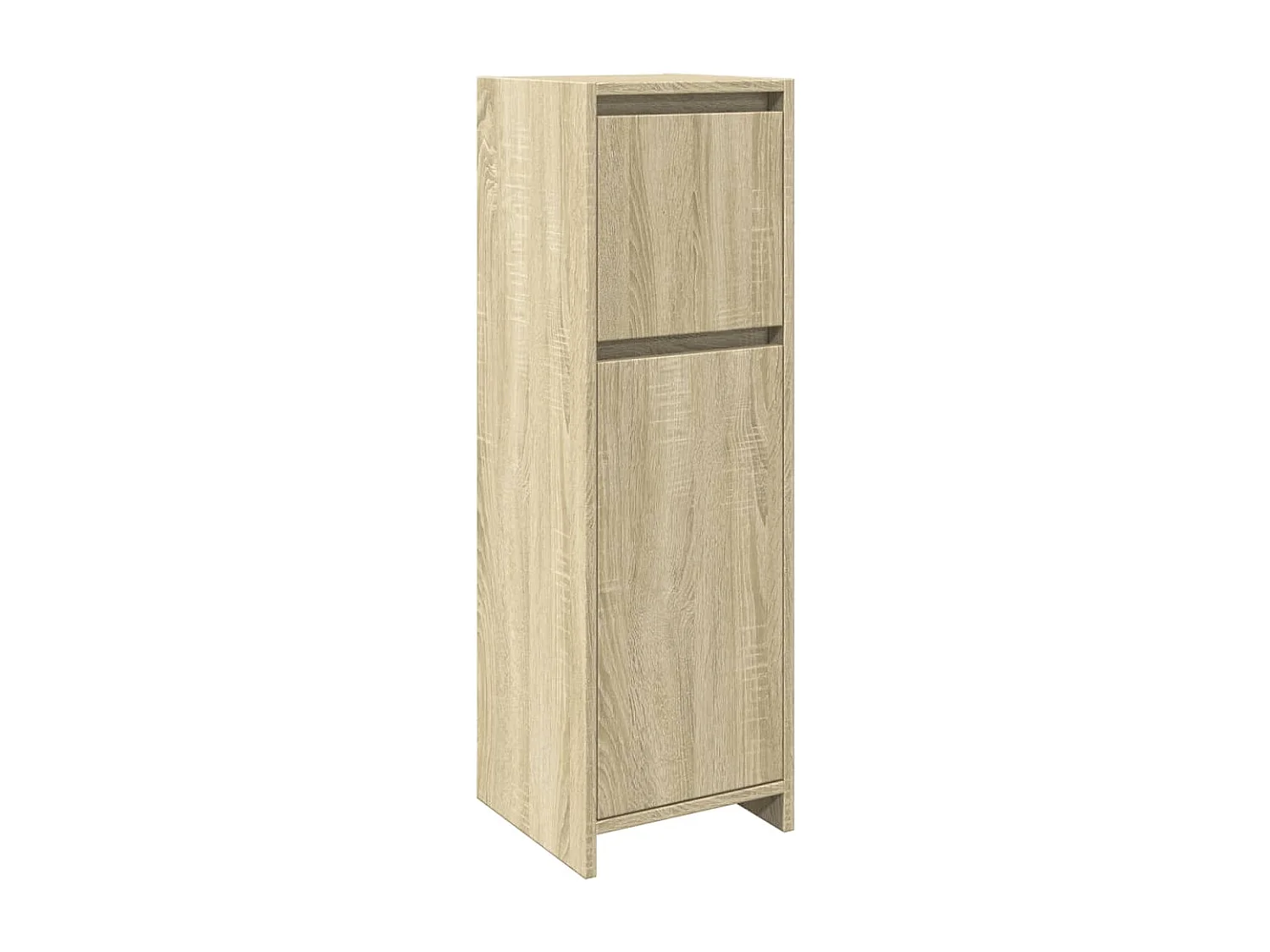 Ensemble de meubles de salle de bain 4 pcs chêne sonoma