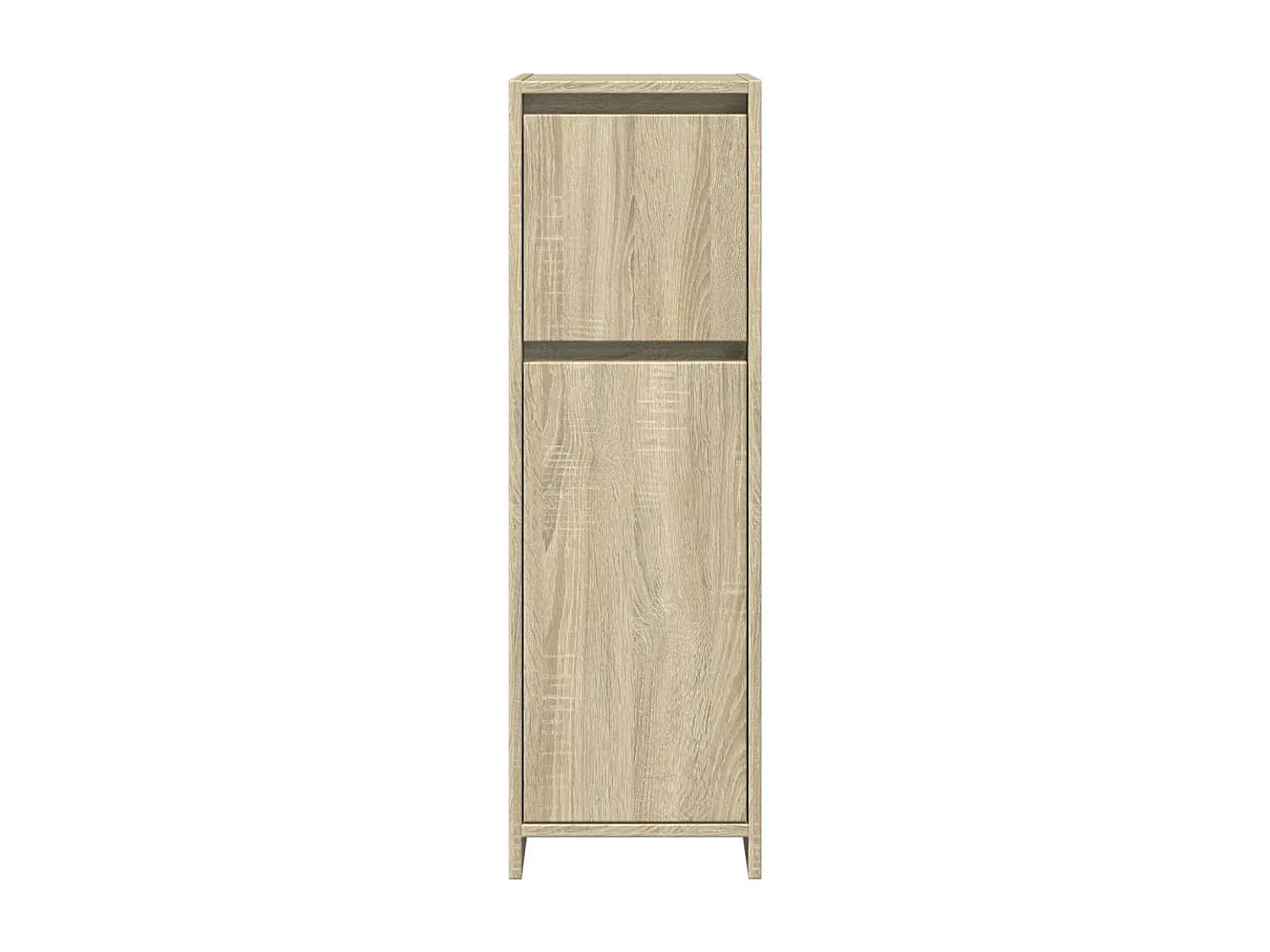 Ensemble de meubles de salle de bain 4 pcs chêne sonoma