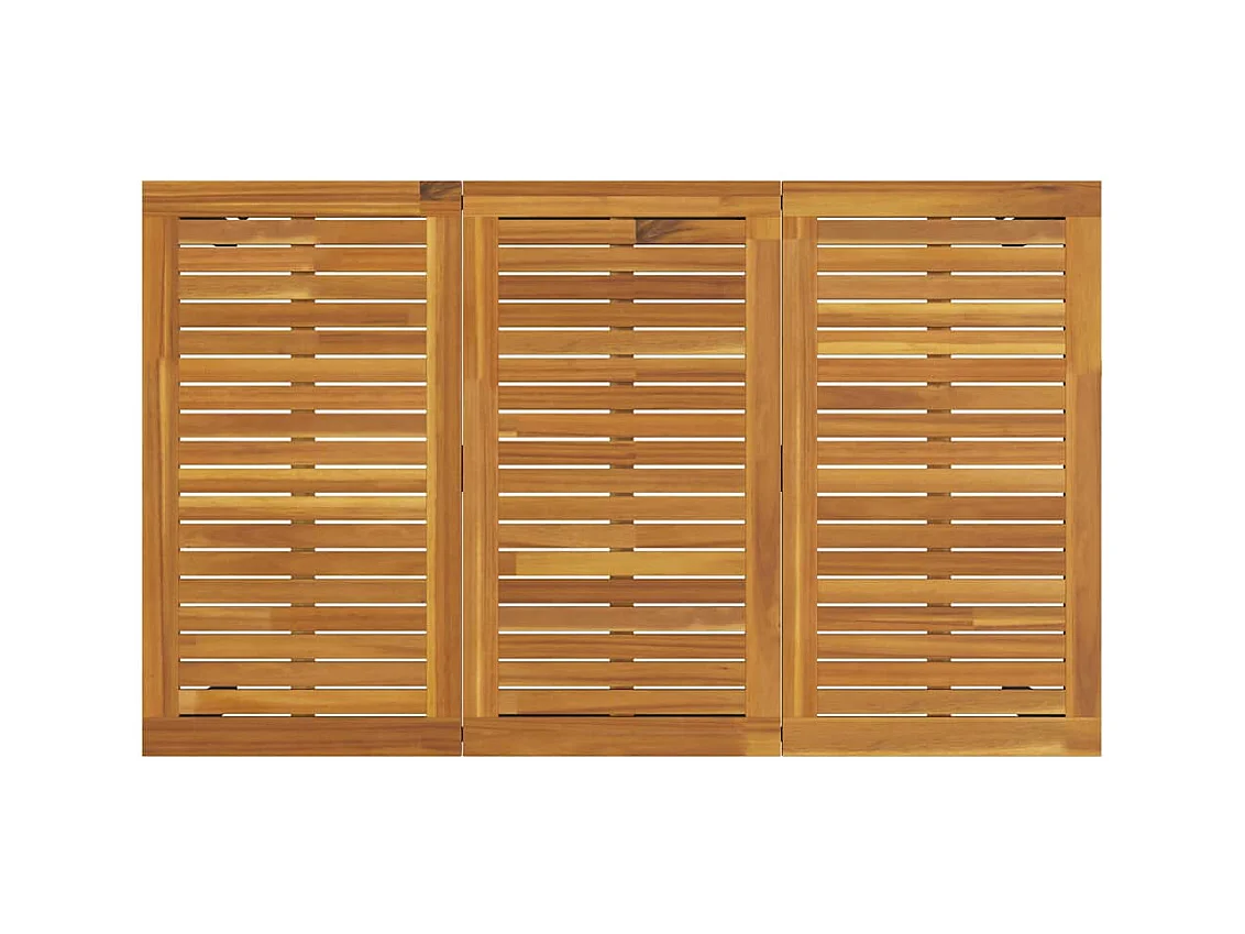 Ensemble de salle à manger pour jardin 7 pcs Noir et marron