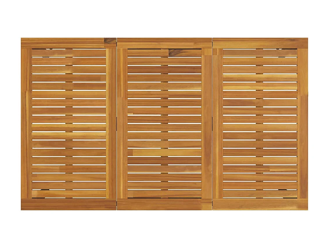 Garten Essgruppe 7 pcs Schwarz und Braun