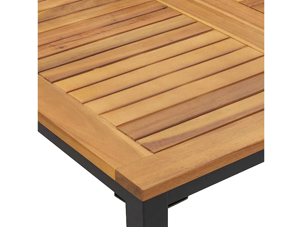 Garten Essgruppe 7 pcs Schwarz und Braun