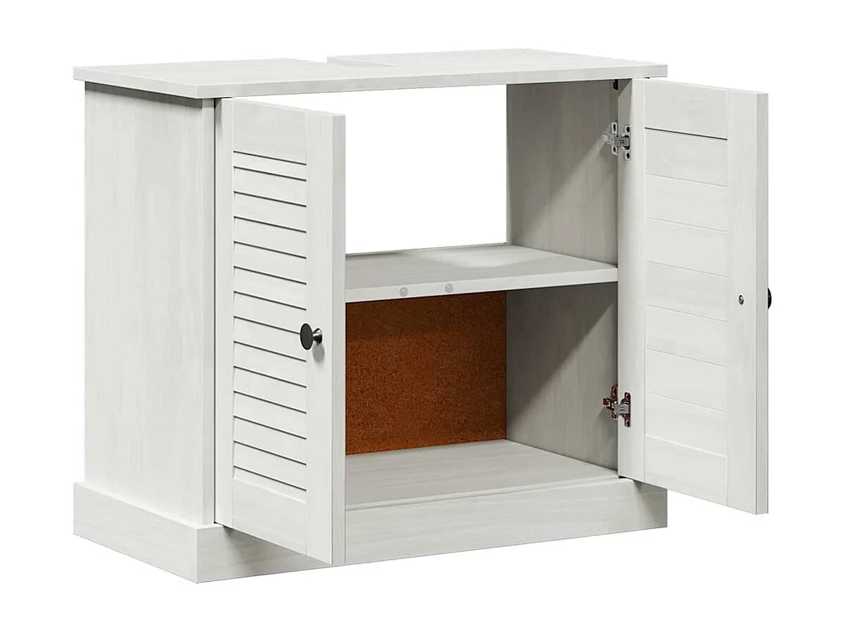 Was- en opslagkast met plank VIGO Antiekwit 67.5 x 34 x 59 cm