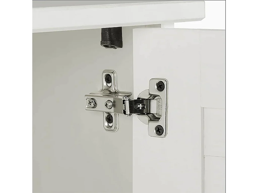 Armadio sottolavello con porta VIGO Bianco e Bianco Antico