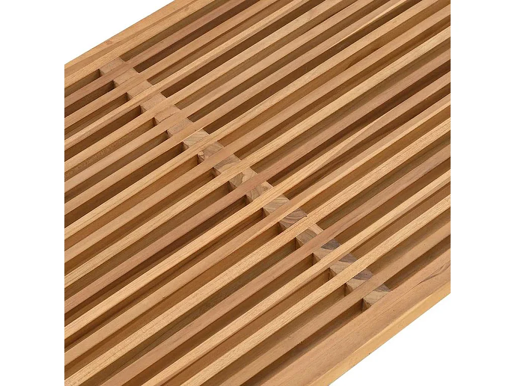 Tavolo Laterale da Giardino Marrone 110 x 55 x 35,5 cm